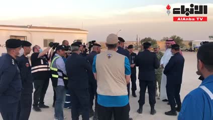 الصالح يتفقد مواقع إيواء الوافدين المبعدين في منطقة كبد