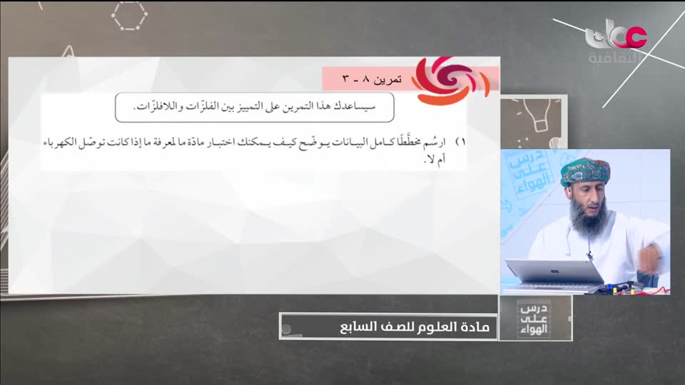 Show details-الصف السابع - الفصل الدراسي الثاني 2021-2022 - الأربعاء 30 مارس 2022 - العلوم
