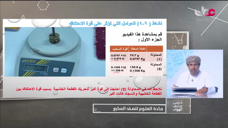 Show details-الصف السابع - الفصل الدراسي الثاني 2021-2022 - الأربعاء 13 أبريل 2022م  - العلوم