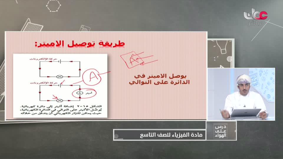 Show details-الصف التاسع - الفصل الدراسي الثاني 2021-2022 - الأربعاء 11 مايو 2022م - الفيزياء