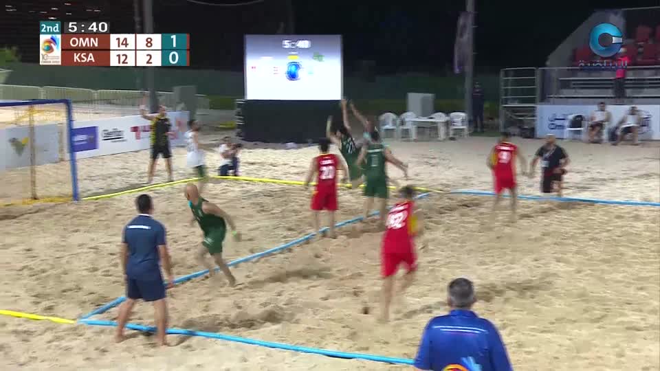 عمان × السعودية - البطولة الآسيوية العاشرة لكرة اليد الشاطئية - مسقط 2025