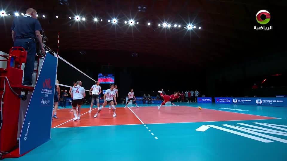 كندا × إيطاليا - دوري الامم لكرة الطائرة 2020