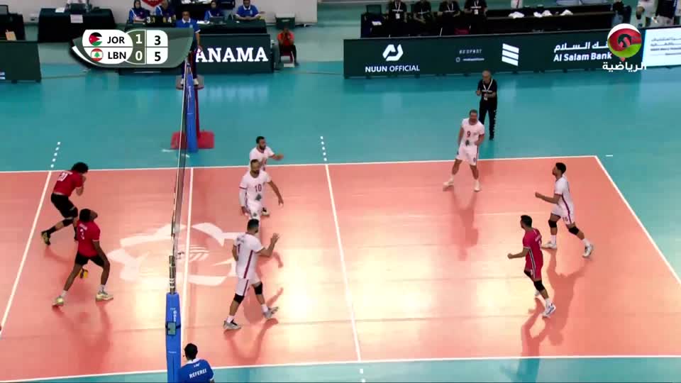 لبنان × الأردن - بطولة غرب آسيا الأولى لمنتخبات الرجال للكرة الطائرة - البحرين 2025