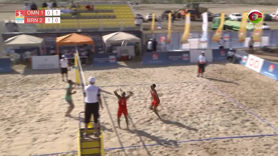 عمان 1 × البحرين 2 (كرة الطائرة) - دورة الألعاب الشاطئية الثالثة - مسقط 2025