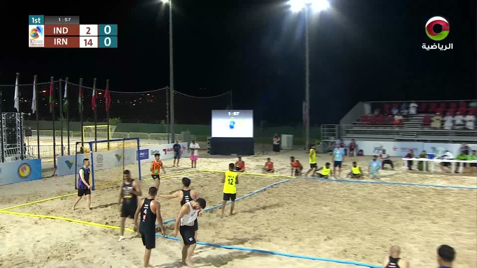 الهند × إيران - البطولة الآسيوية العاشرة لكرة اليد الشاطئية - مسقط 2025