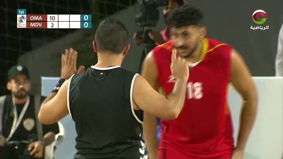عمان × المالديف - البطولة الآسيوية العاشرة لكرة اليد الشاطئية - مسقط 2025