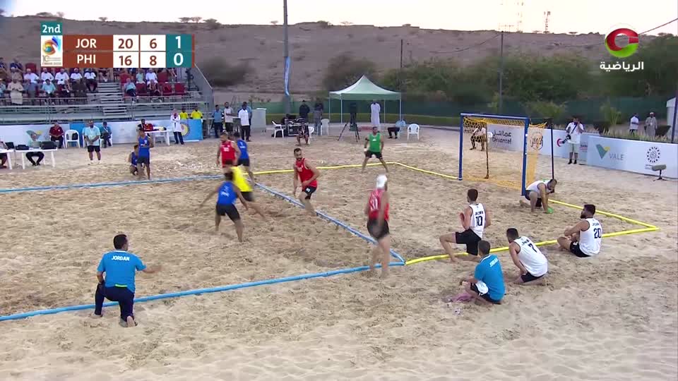 الأردن × الفلبين - البطولة الآسيوية العاشرة لكرة اليد الشاطئية - مسقط 2025
