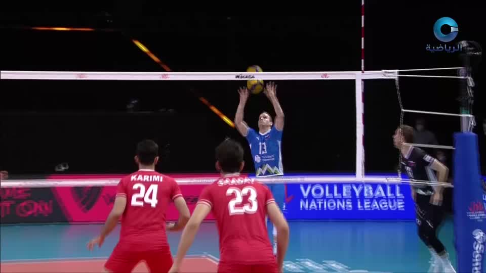 إيران × سلوفانيا - دوري الامم لكرة الطائرة 2020