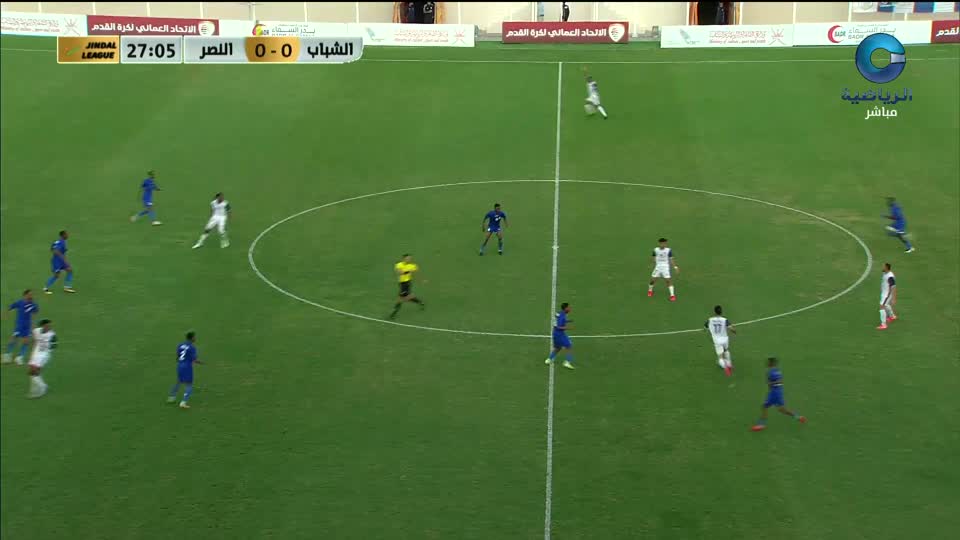 الشباب والنصر الشوط الاول