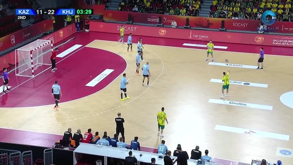 كاظمة الكويتي × الخليج السعودي - البطولة الآسيوية الـ27 للأندية أبطال الدوري لكرة اليد 2024