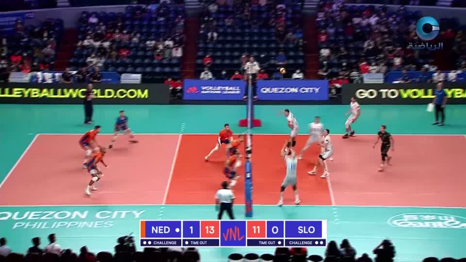 سلوفينيا × هولندا - دوري الأمم للكرة الطائرة 2022