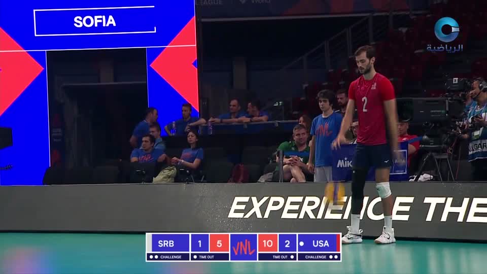 صربيا × أمريكا - دوري الأمم للكرة الطائرة 2022