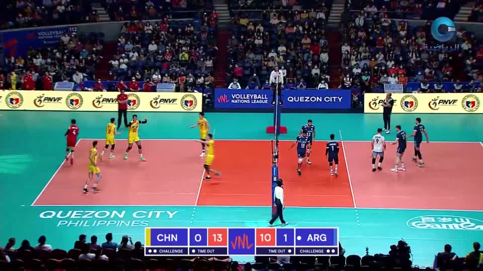 الأرجنتين × الصين - دوري الأمم للكرة الطائرة 2022