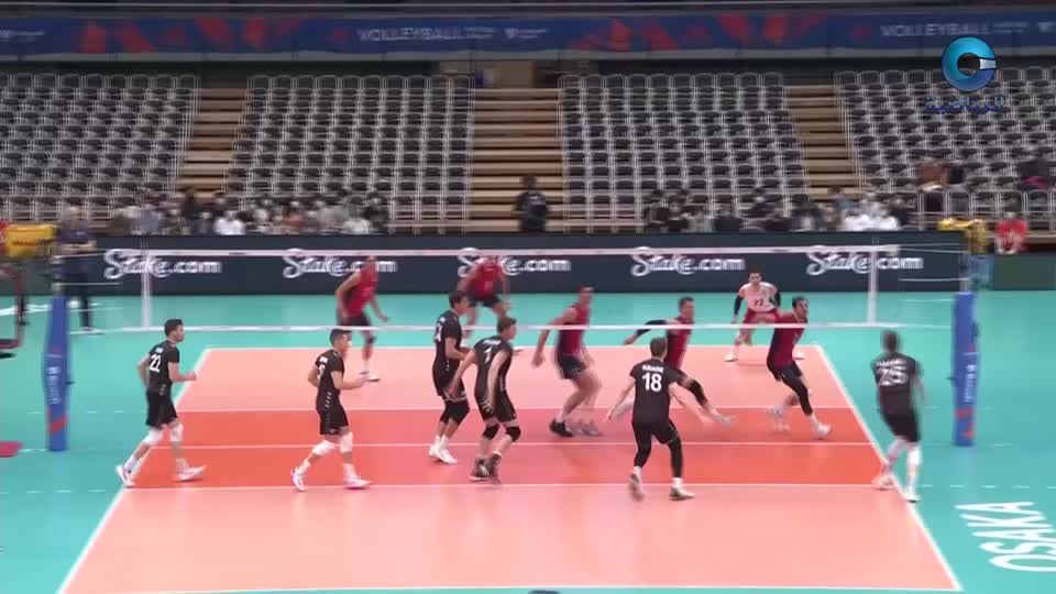 أمريكا × ألمانيا - دوري الأمم للكرة الطائرة 2022