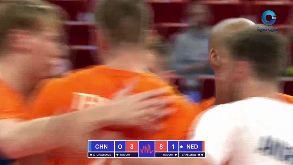هولندا × الصين - دوري الأمم للكرة الطائرة 2022