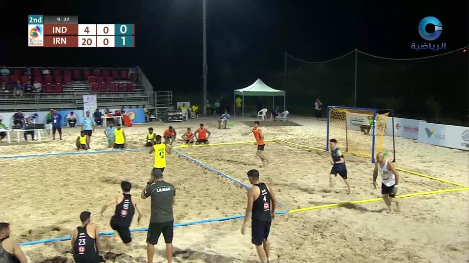 الهند × إيران - البطولة الآسيوية العاشرة لكرة اليد الشاطئية - مسقط 2025