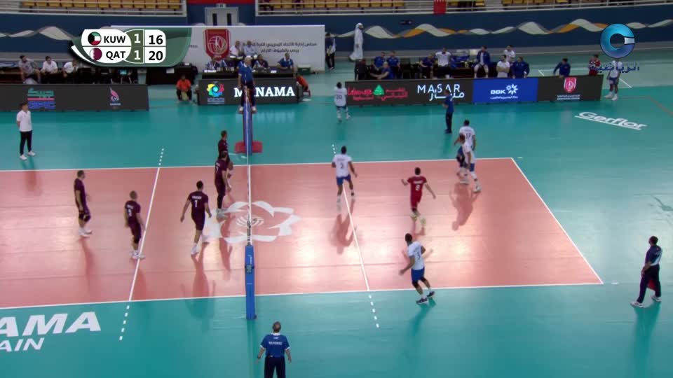 قطر × الكويت - بطولة غرب آسيا الأولى لمنتخبات الرجال للكرة الطائرة - البحرين 2025