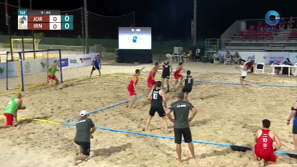 الأردن × إيران - البطولة الآسيوية العاشرة لكرة اليد الشاطئية - مسقط 2025