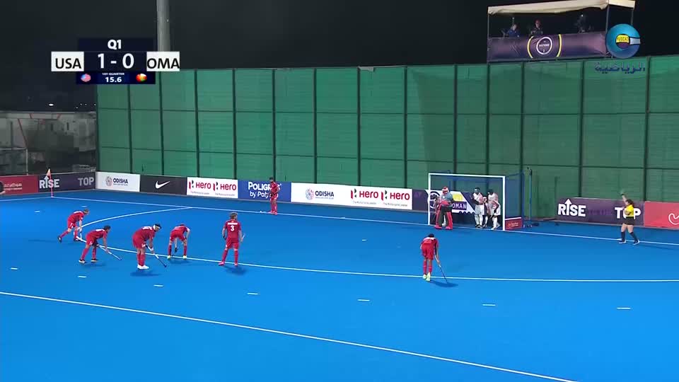 عمان × أمريكا - بطولة كأس الأمم للهوكي - مسقط 2025