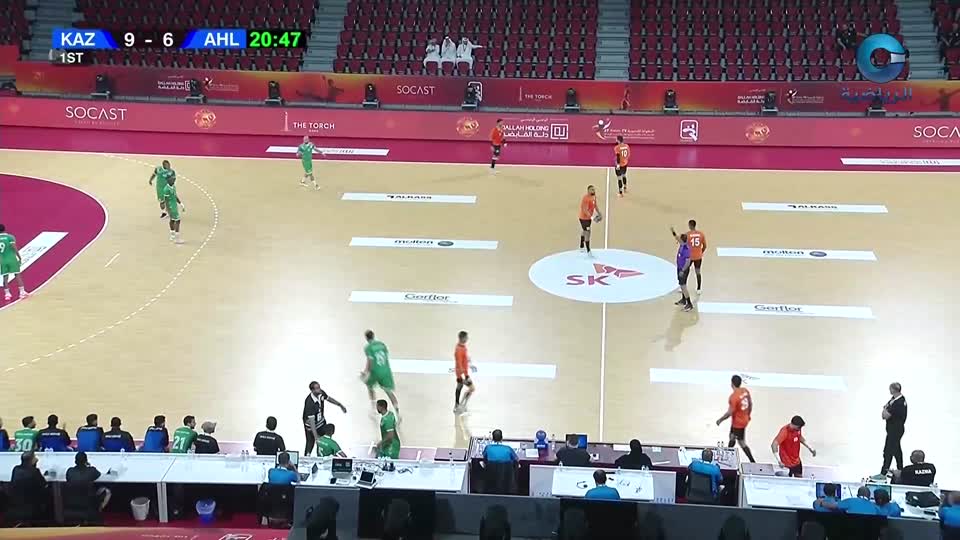 كاظمة الكويتي × أهلي سداب - البطولة الآسيوية الـ27 للأندية أبطال الدوري لكرة اليد 2024