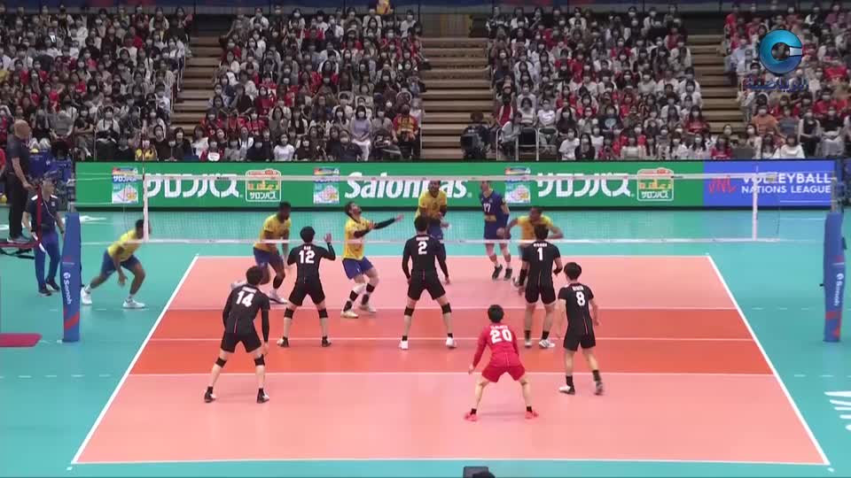 البرازيل × اليابان - دوري الأمم للكرة الطائرة 2022