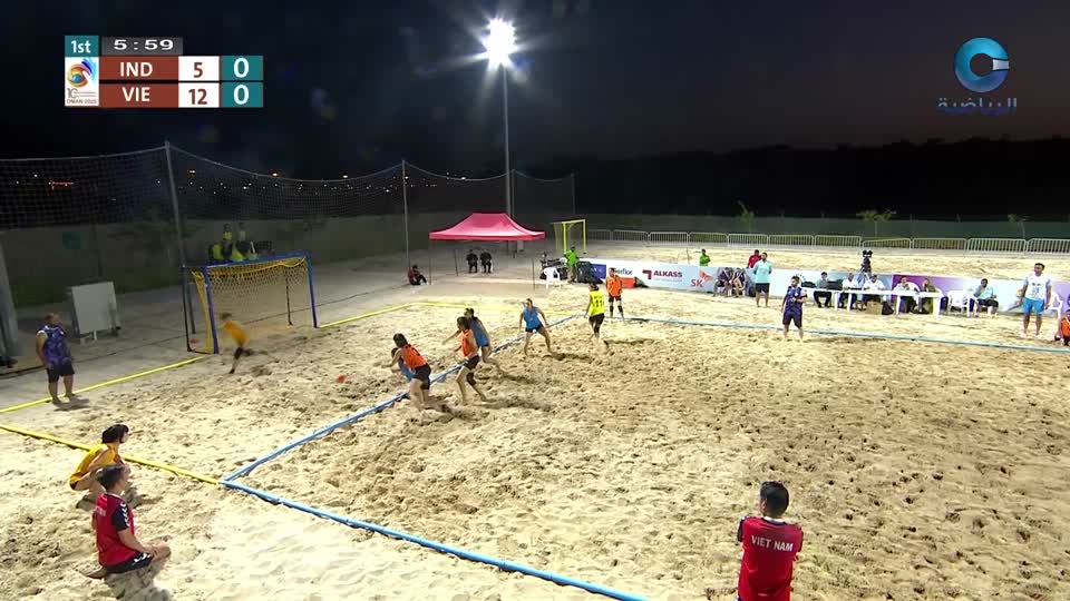 فيتنام × الهند ( نساء ) - البطولة الآسيوية العاشرة لكرة اليد الشاطئية - مسقط 2025