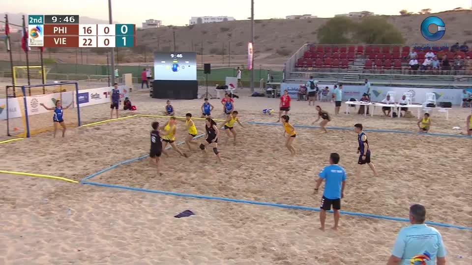 الفلبين × فيتنام ( نساء ) - البطولة الآسيوية العاشرة لكرة اليد الشاطئية - مسقط 2025