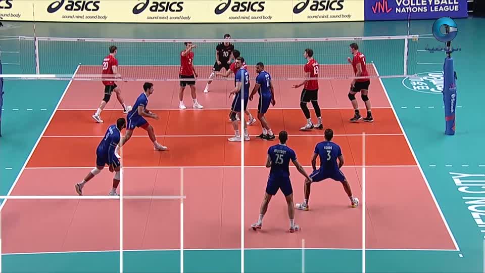 ألمانيا × فرنسا - دوري الأمم للكرة الطائرة 2022