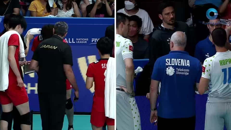 اليابان × سلوفينيا - دوري الأمم للكرة الطائرة 2022