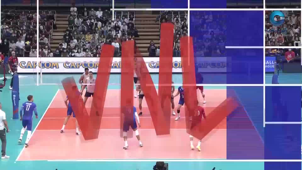 فرنسا × أمريكا - دوري الأمم للكرة الطائرة 2022