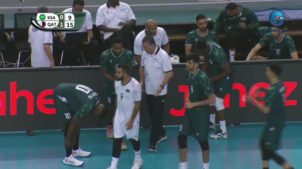 السعودية × قطر - بطولة غرب آسيا الأولى لمنتخبات الرجال للكرة الطائرة - البحرين 2025
