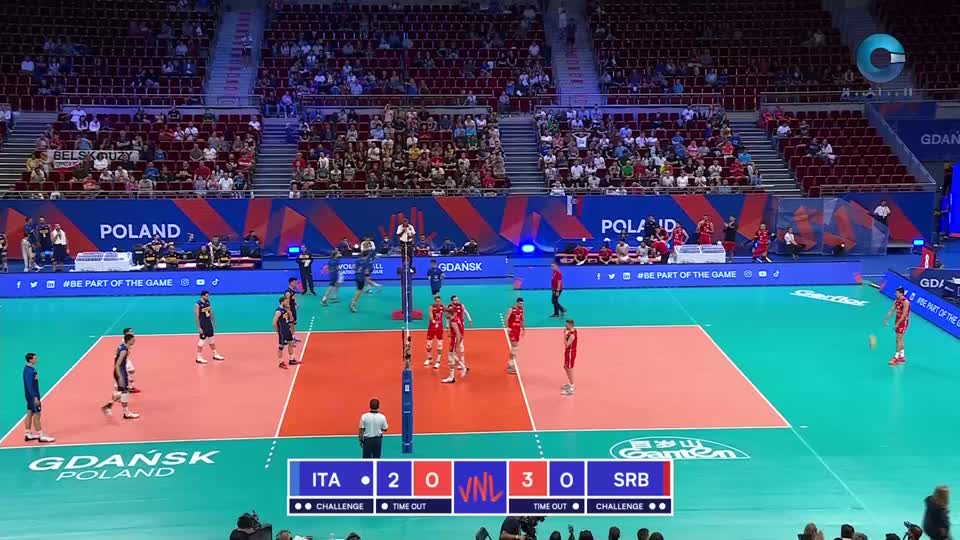 إيطاليا × صربيا - دوري الأمم للكرة الطائرة 2022