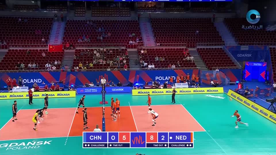 هولندا × الصين - دوري الأمم للكرة الطائرة 2022