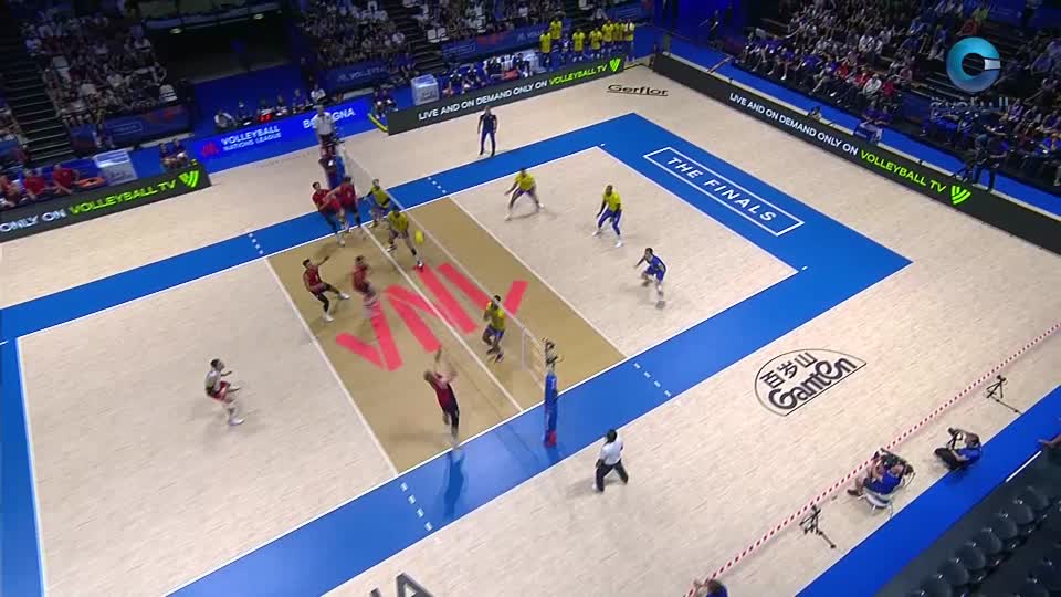 أمريكا × البرازيل - دوري الأمم للكرة الطائرة 2022