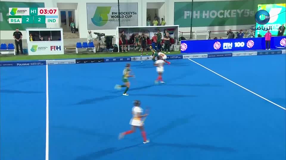 جنوب أفريقيا × الهند - كأس العالم لخماسيات الهوكي - مسقط 2024