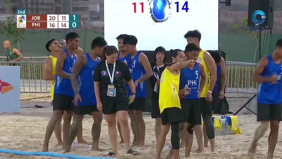 الأردن × الفلبين - البطولة الآسيوية العاشرة لكرة اليد الشاطئية - مسقط 2025