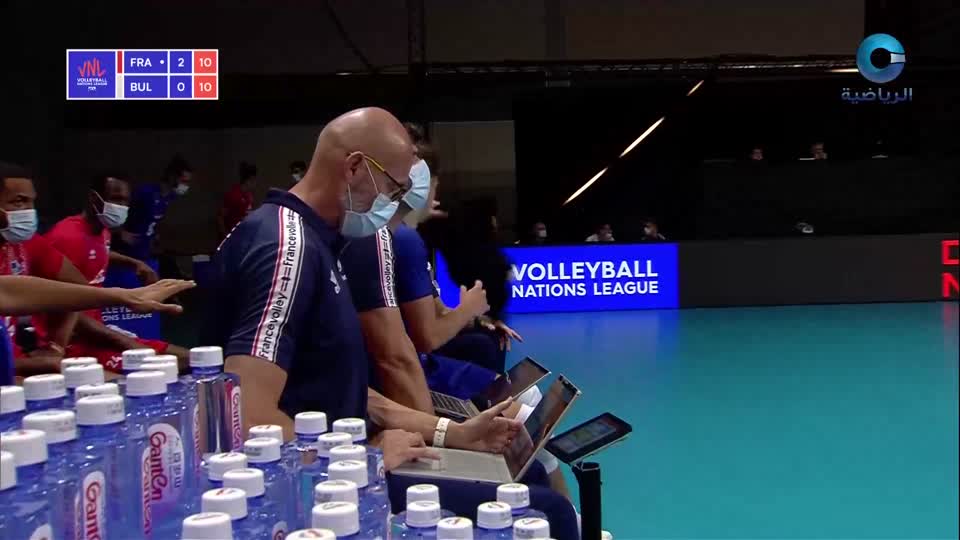 فرنسا × بلغاريا - دوري الامم لكرة الطائرة 2020
