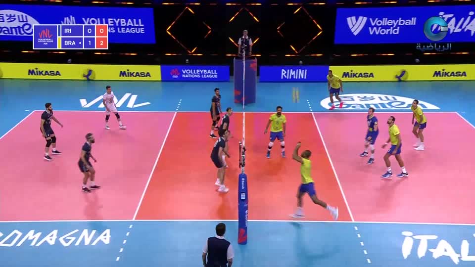 إيران × البرازيل - دوري الامم لكرة الطائرة 2020