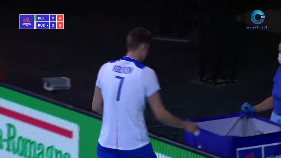بلغاريا × روسيا - دوري الامم لكرة الطائرة 2020