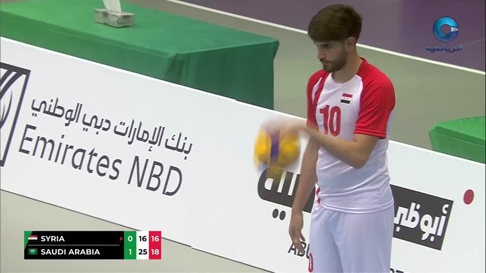 السعودية × سوريا - بطولة غرب آسيا الثانية لمنتخبات الشباب لكرة الطائرة - الامارات 2024