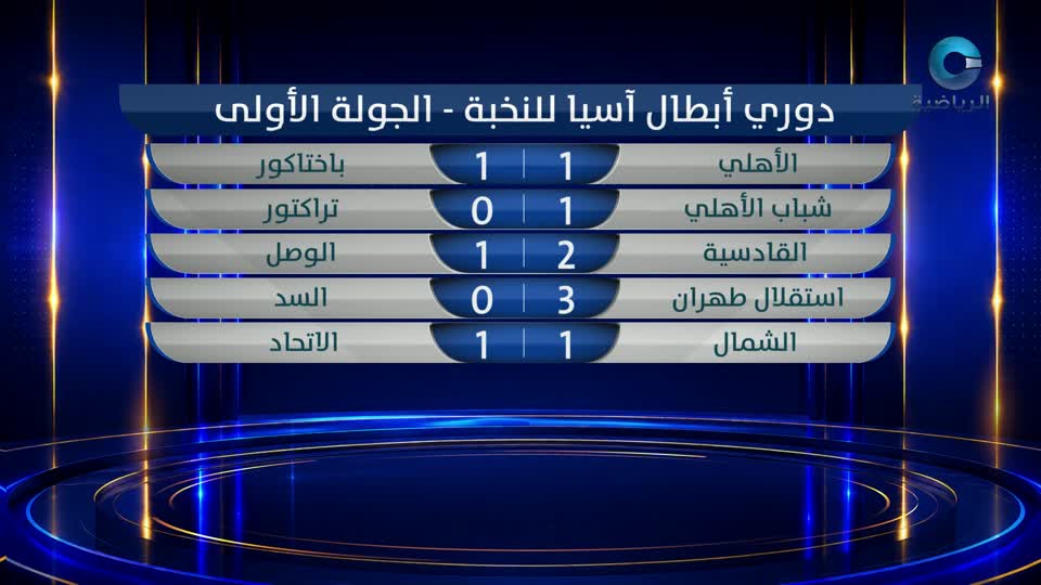 النشرة الرياضية/ مباشر