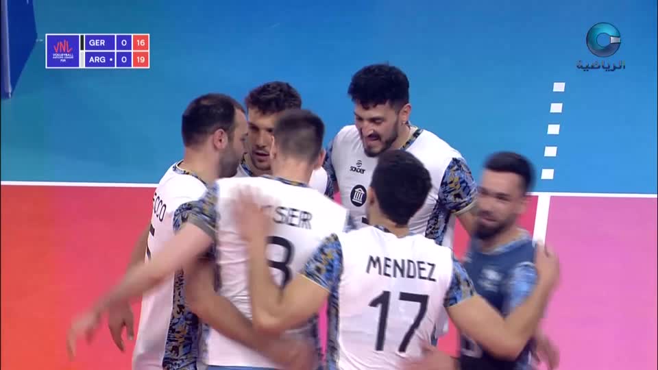 ألمانيا × الأرجنتين - دوري الامم لكرة الطائرة 2020