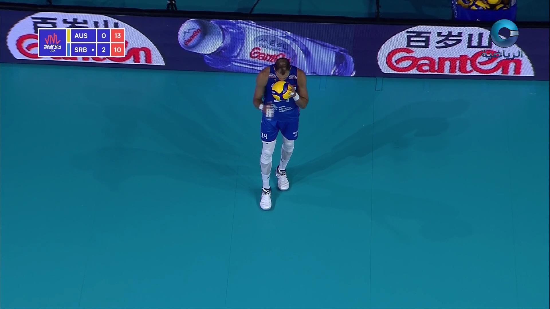 استراليا × صربيا - دوري الامم لكرة الطائرة 2020