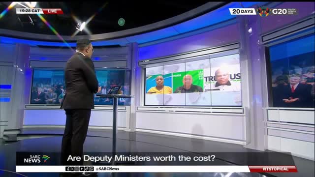 DA, MKP, IFP, ActionSA debate relevance of Deputy Ministers
