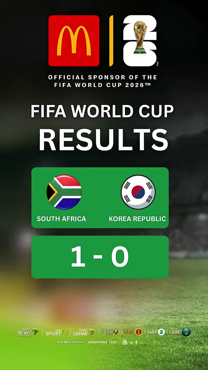 Bafana Bafana defeat Korea Republic 1-0 in a thrilling Group A encounter