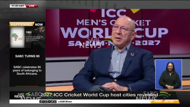 2027 ICC Cricket World Cup host cities revealed