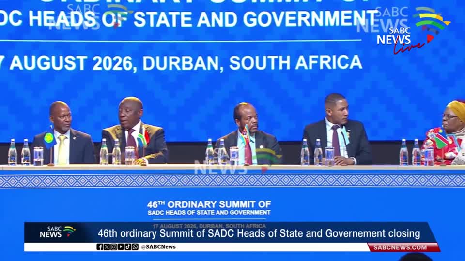SADC Summit I Closing ceremony 