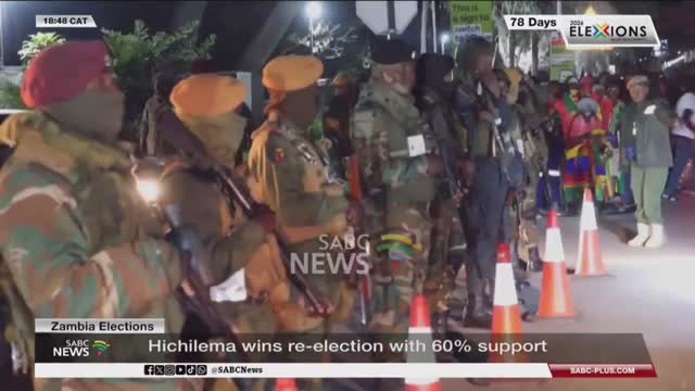 Zambia Elections I Hichilema wins re-election with 60% support