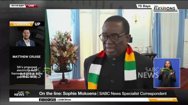  Bi-National Commission I Ramaphosa hosts Mnangagwa in Pretoria