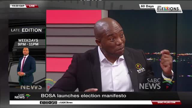 2026 LGE | BOSA launches election manifesto: Dr Mmusi Maimane shares more